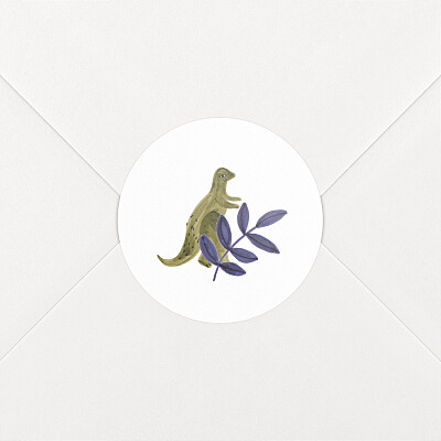 Stickers pour enveloppes naissance vert mon petit dinosaure vert Stickers pour enveloppes naissance vert mon petit dinosaure vert