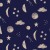Faire-part de naissance Cosmos (triptyque) bleu nuit - Page 3