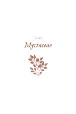 Marque-table mariage Signature végétale Sienne