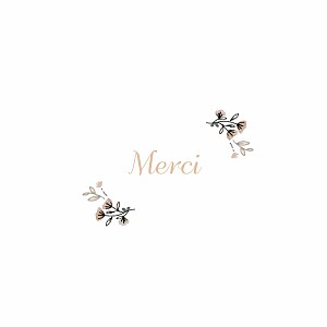 Carte de remerciement rose sweet dream rose Carte de remerciement rose sweet dream rose
