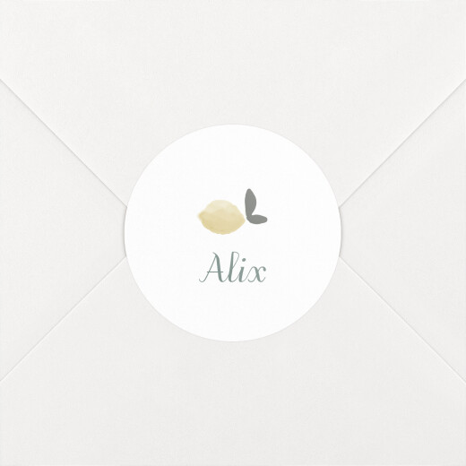 Stickers pour enveloppes naissance Sweet dream Bleu - Vue 1 Stickers pour enveloppes naissance Sweet dream Bleu - Vue 1