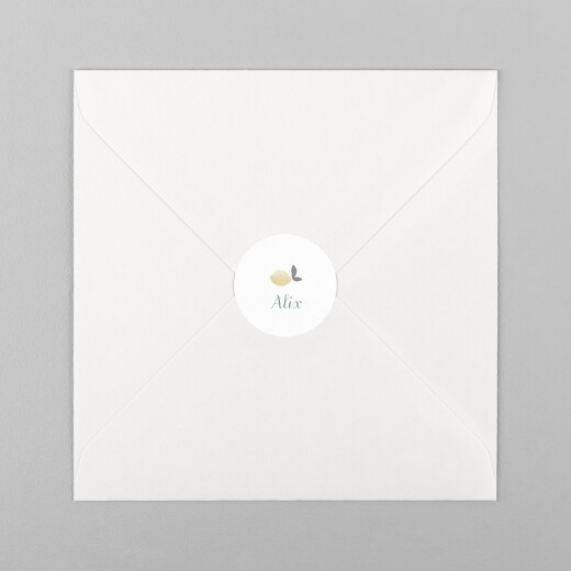Stickers pour enveloppes naissance Sweet dream Bleu - Vue 2