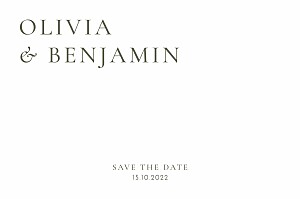 Save the date laure de sagazan ii (dorure) vert de gris Save the date laure de sagazan ii (dorure) vert de gris