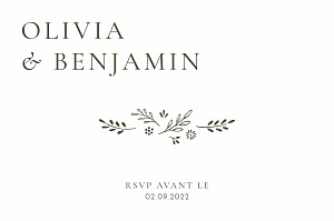 Carton réponse mariage beige laure de sagazan ii blanc et vert Carton réponse mariage beige laure de sagazan ii blanc et vert