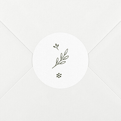 Stickers pour enveloppes mariage champêtre laure de sagazan ii blanc et vert Stickers pour enveloppes mariage champêtre laure de sagazan ii blanc et vert