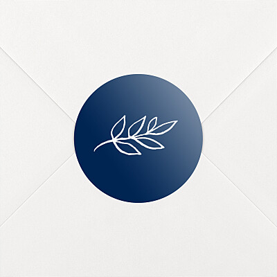 Stickers pour enveloppes mariage bleu dryade bleu Stickers pour enveloppes mariage bleu dryade bleu