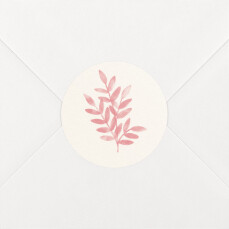 Stickers pour enveloppes baptême Ritournelle Rose