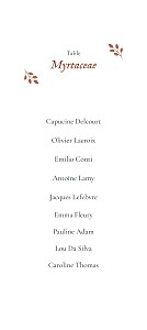 Plan de table mariage signature végétale sienne Plan de table mariage signature végétale sienne