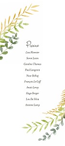 Plan de table mariage enchanté vert Plan de table mariage enchanté vert