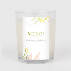 Étiquette autocollante baptême Gaieté blanc Étiquette autocollante baptême Gaieté blanc