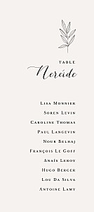 Plan de table mariage jeune pousse beige Plan de table mariage jeune pousse beige