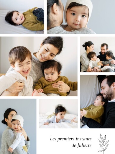 Affiche Jeune pousse (7 photos) Blanc - Recto Affiche Jeune pousse (7 photos) Blanc - Recto