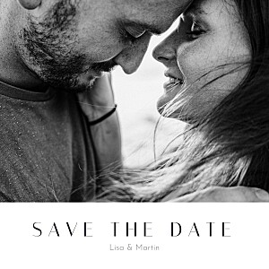 Save the date cœur d'or (dorure) blanc Save the date cœur d'or (dorure) blanc