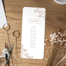Plan de table mariage Reflets dans l'eau rouge Plan de table mariage Reflets dans l'eau rouge