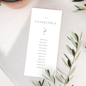 Plan de table mariage Laure de Sagazan II Vert Plan de table mariage Laure de Sagazan II Vert
