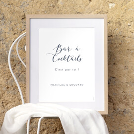 Panneau mariage Swing blanc