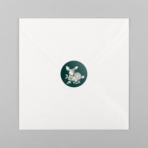 Stickers pour enveloppes vœux Histoire du soir Vert - Vue 2