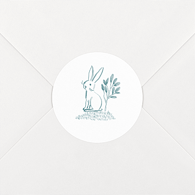 Stickers pour enveloppes naissance bleu bois joli bleu Stickers pour enveloppes naissance bleu bois joli bleu