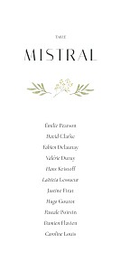 Plan de table mariage classique aquarelle végétale beige Plan de table mariage classique aquarelle végétale beige