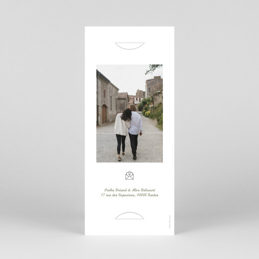Save the Date Votre mariage en pictos (photomaton) vert - Vue 4 Save the Date Votre mariage en pictos (photomaton) vert - Vue 4