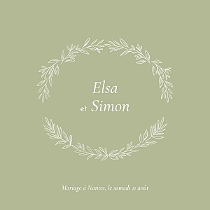Faire-part de mariage romantique (4 pages) toscane Faire-part de mariage romantique (4 pages) toscane