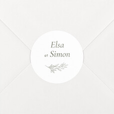 Stickers pour enveloppes mariage Romantique Toscane