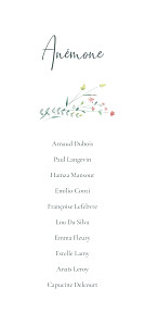 Plan de table mariage couronne florale rose Plan de table mariage couronne florale rose