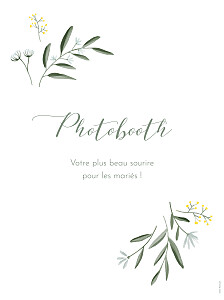 Panneau mariage champêtre douceur blanc Panneau mariage champêtre douceur blanc