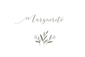 Marque-table mariage sans photo douceur blanc Marque-table mariage sans photo douceur blanc