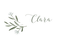 Marque-place mariage classique douceur blanc Marque-place mariage classique douceur blanc