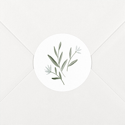 Stickers pour enveloppes mariage blanc douceur blanc Stickers pour enveloppes mariage blanc douceur blanc