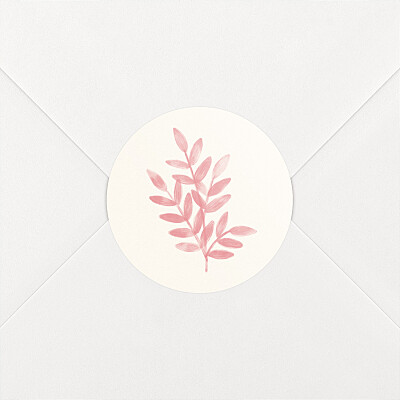 Stickers pour enveloppes naissance rose ritournelle rose Stickers pour enveloppes naissance rose ritournelle rose