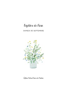 Couverture livret de messe blanc cadre fleuri blanc Couverture livret de messe blanc cadre fleuri blanc
