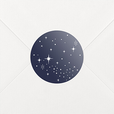 Stickers pour enveloppes naissance bleu constellation bleu Stickers pour enveloppes naissance bleu constellation bleu