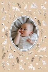 Faire-part de naissance Clairière rose