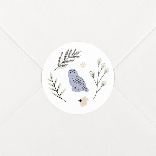 Stickers pour enveloppes naissance