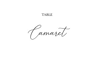 Marque-table mariage blanc notre lieu blanc Marque-table mariage blanc notre lieu blanc