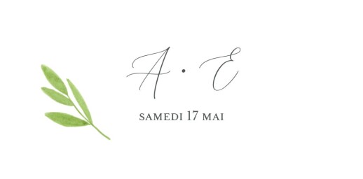 Marque-place mariage Bucolique vert - Page 1 Marque-place mariage Bucolique vert - Page 1