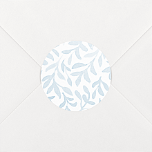 Stickers pour enveloppes naissance Harmonie Bleu