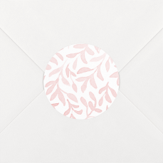 Stickers pour enveloppes naissance Harmonie Rose