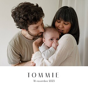 Faire-part de naissance avec dorure etoile d'or (dorure) blanc Faire-part de naissance avec dorure etoile d'or (dorure) blanc