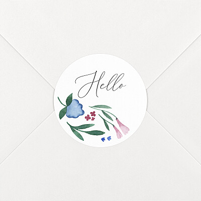 Stickers pour enveloppes naissance le collectif jardin fleuri rose Stickers pour enveloppes naissance le collectif jardin fleuri rose