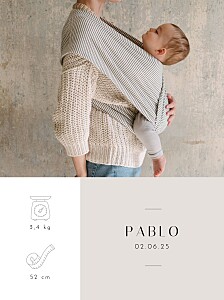 Affichette rose pictos graphiques (portrait) beige Affichette rose pictos graphiques (portrait) beige