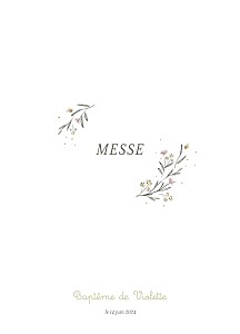 Couverture livret de messe classique lovely baby bleu Couverture livret de messe classique lovely baby bleu