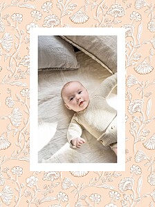 Affichette rose indienne rose Affichette rose indienne rose