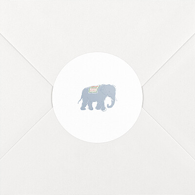 Stickers pour enveloppes naissance fille indiennes fleuries blanc Stickers pour enveloppes naissance fille indiennes fleuries blanc