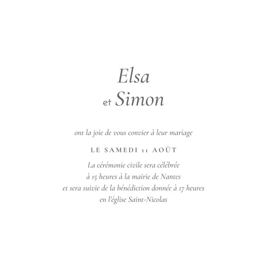 Faire-part de mariage Romantique (4 pages) beige texturé - Page 3 Faire-part de mariage Romantique (4 pages) beige texturé - Page 3
