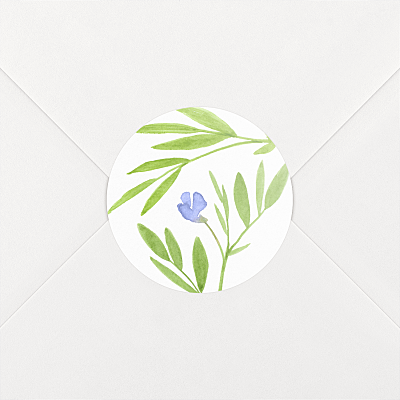 Stickers pour enveloppes naissance bleu bucolique bleu Stickers pour enveloppes naissance bleu bucolique bleu