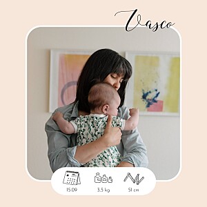 Faire-part de naissance beige tendre innocence picto beige Faire-part de naissance beige tendre innocence picto beige