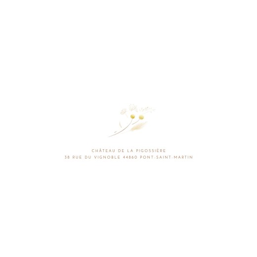 Faire-part de mariage Pampas fleuries (4 pages) Couronne Blanc - Page 2 Faire-part de mariage Pampas fleuries (4 pages) Couronne Blanc - Page 2